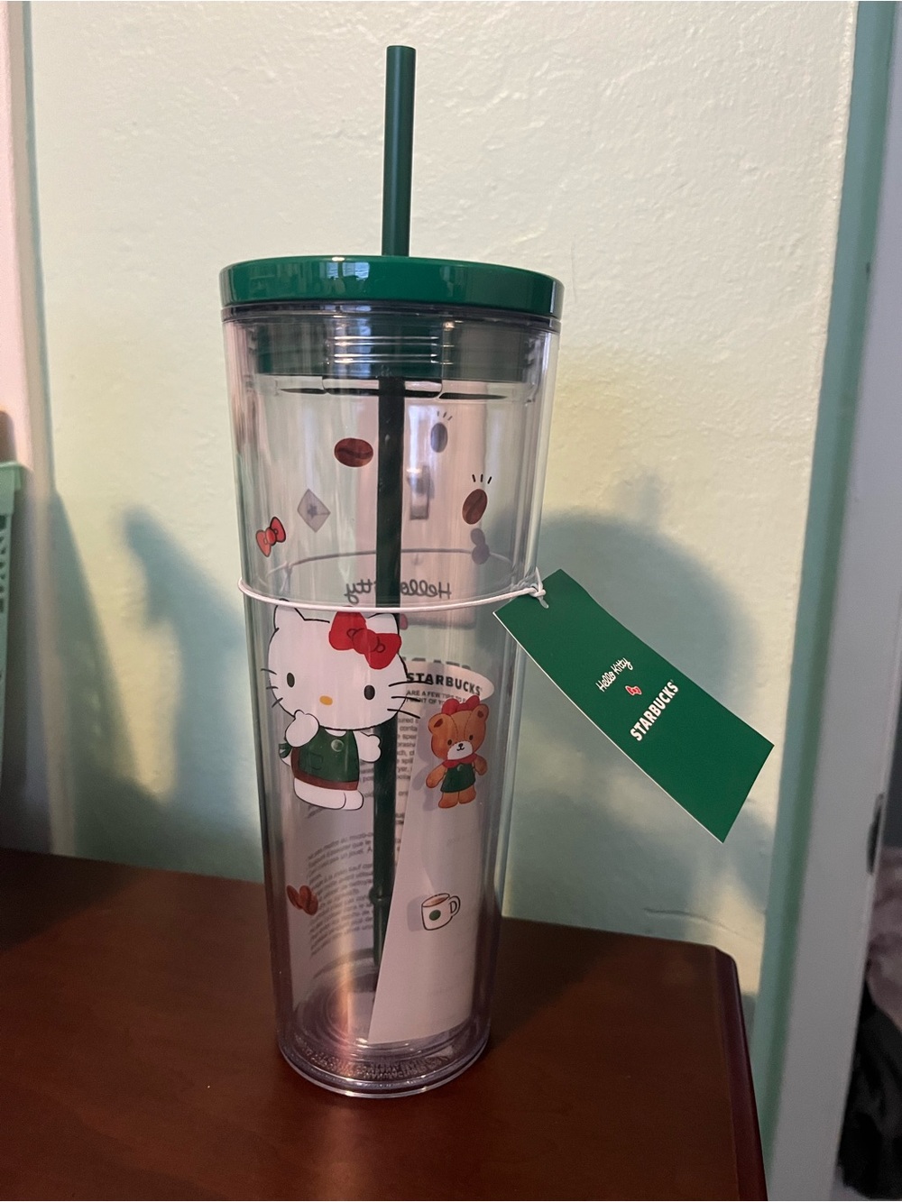Starbucks x Hello Kitty Green Accent Reusable Tumbler